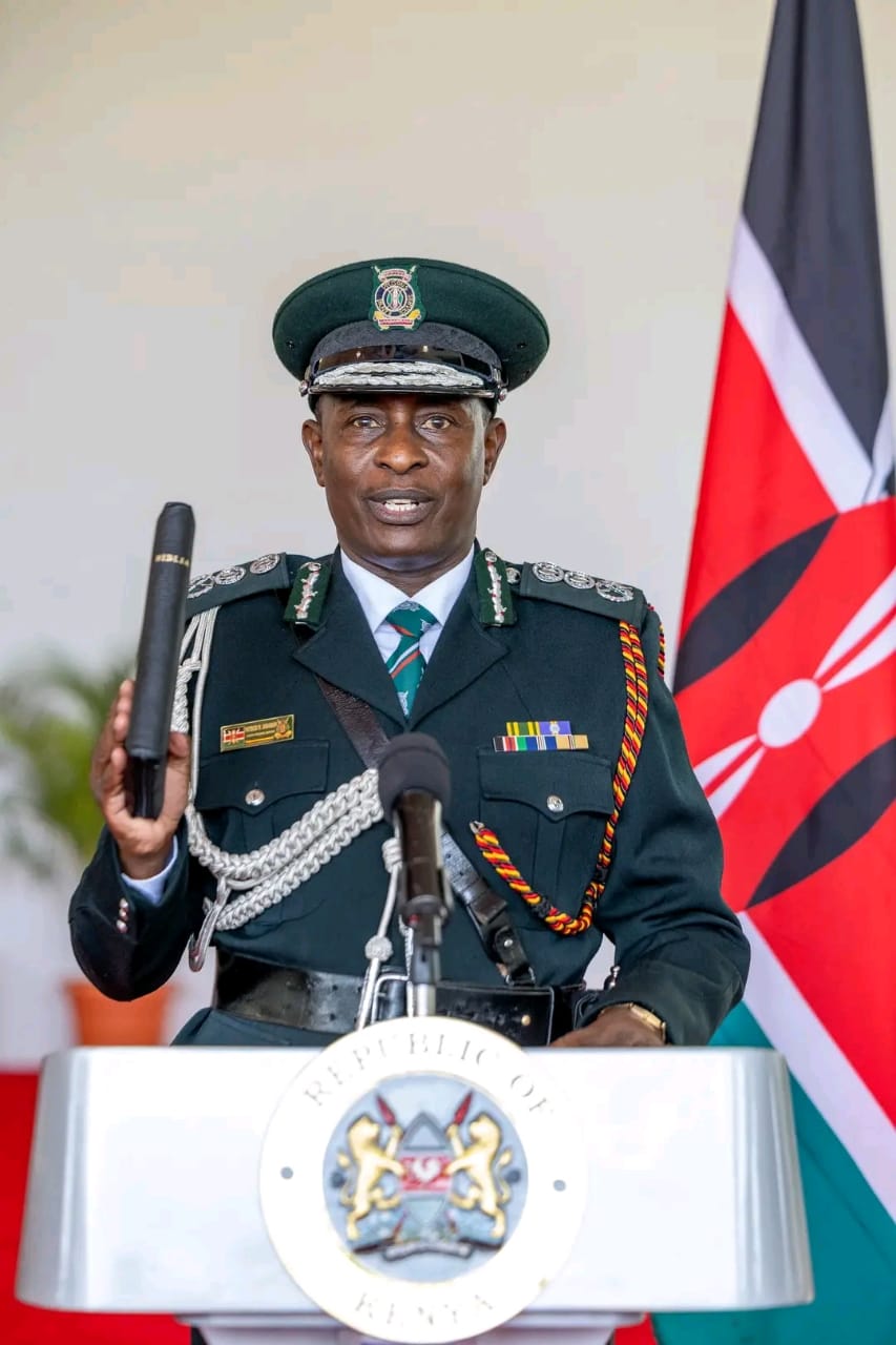 Swearing in of the Commissioner General of Prisons at State House, Nairobi